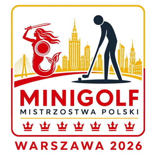 Logo XXVII Mistrzostw Polski w Minigolfie 2026